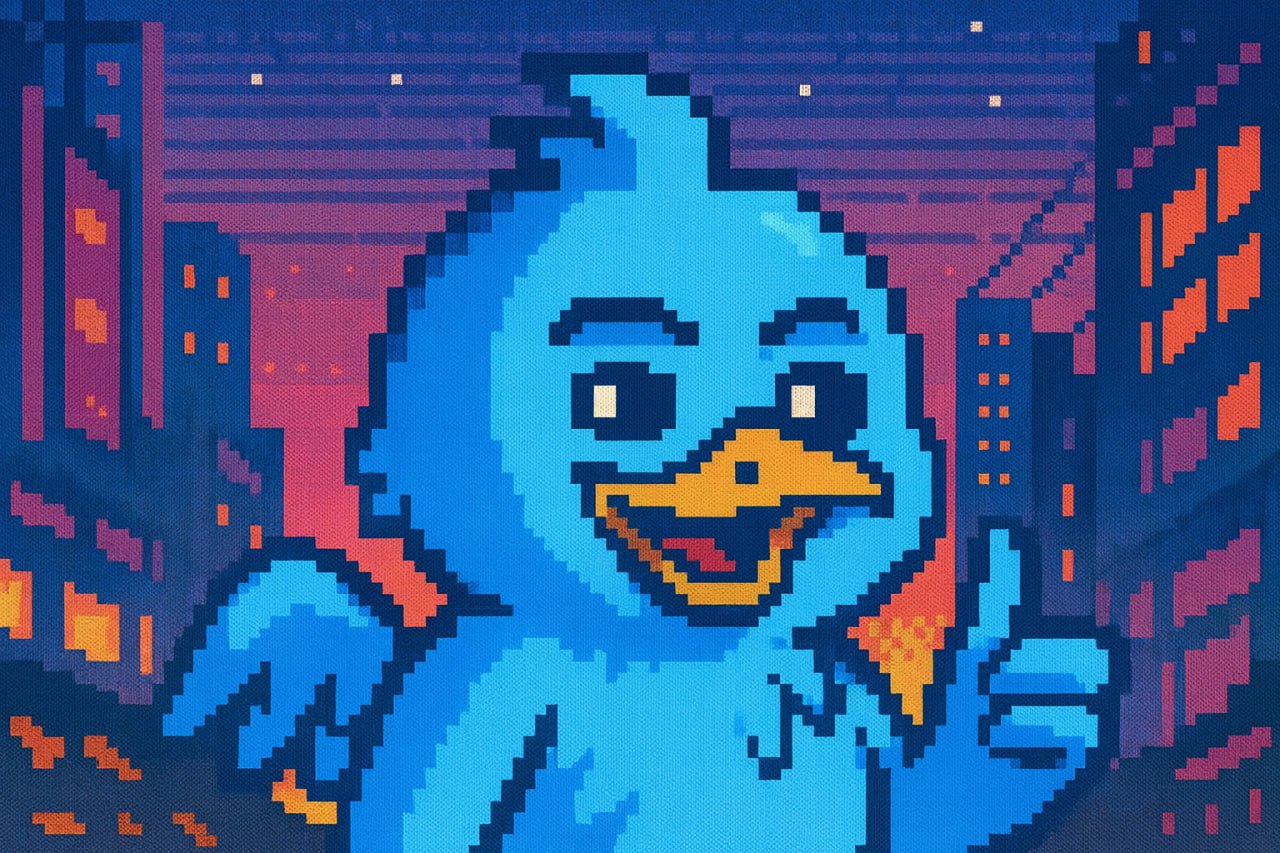 $SIMON token origin story - Blue bird as face of Crypto Twitter and meme culture