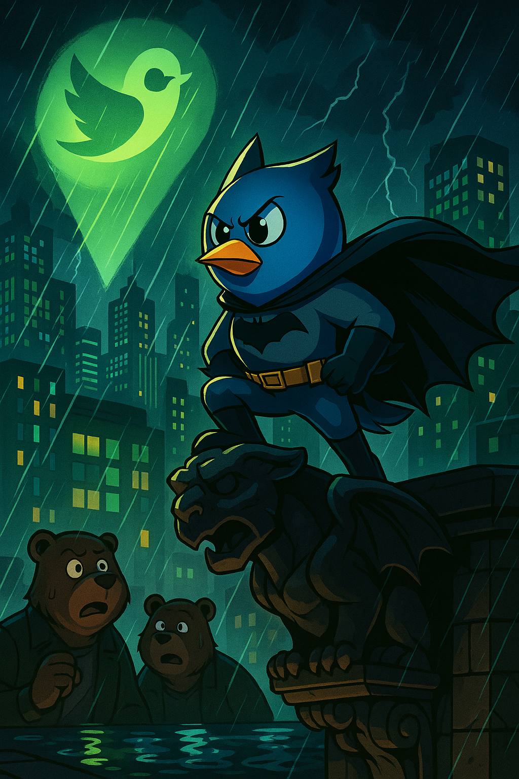 $SIMON Simon Oxley tribute meme - Original Twitter bird designer honored